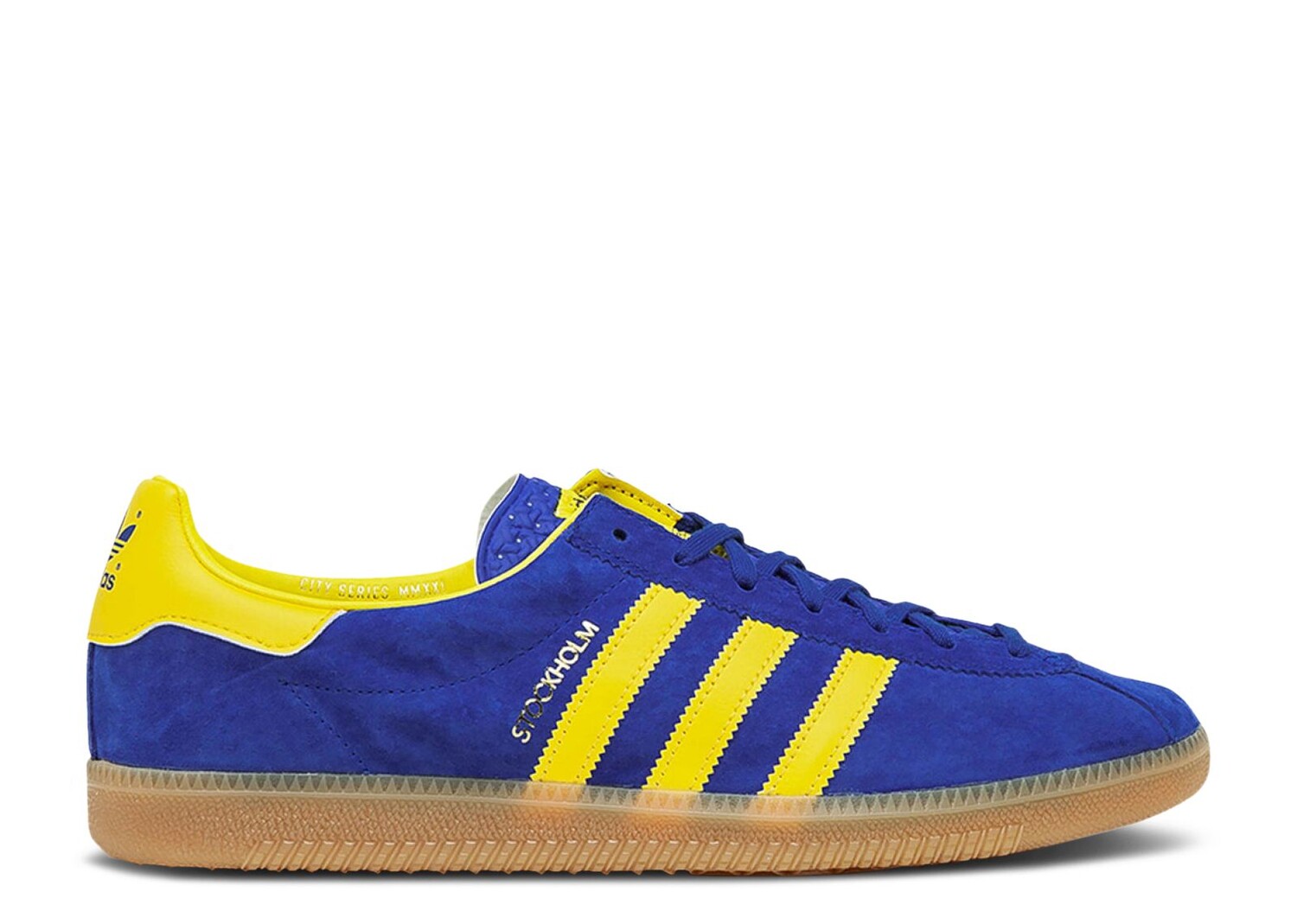 

Кроссовки adidas Stockholm 'Royal Blue Yellow Gum', синий