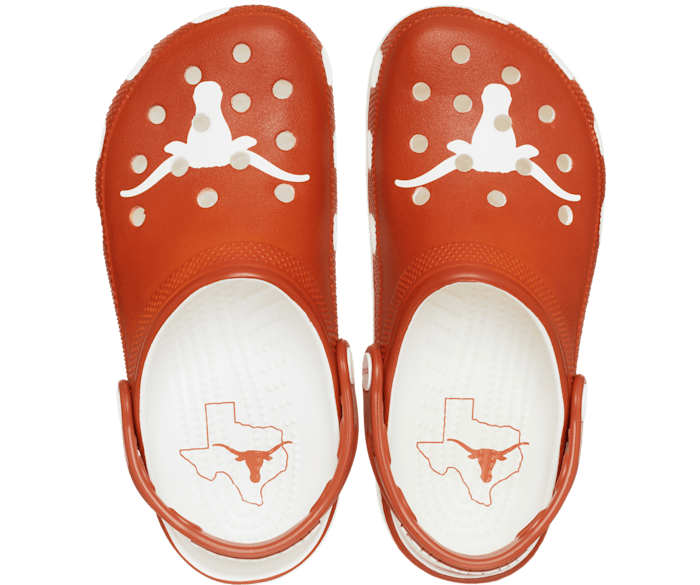 

Классические сабо University of Texas Crocs мужские, цвет White