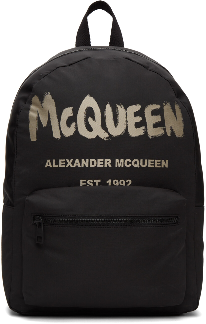 

Черно-бежевый рюкзак Metropolitan Alexander McQueen