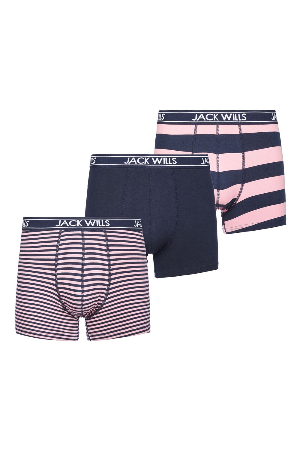 

Комплект из 3 пар синих деревянных боксеров Jack Wills, синий