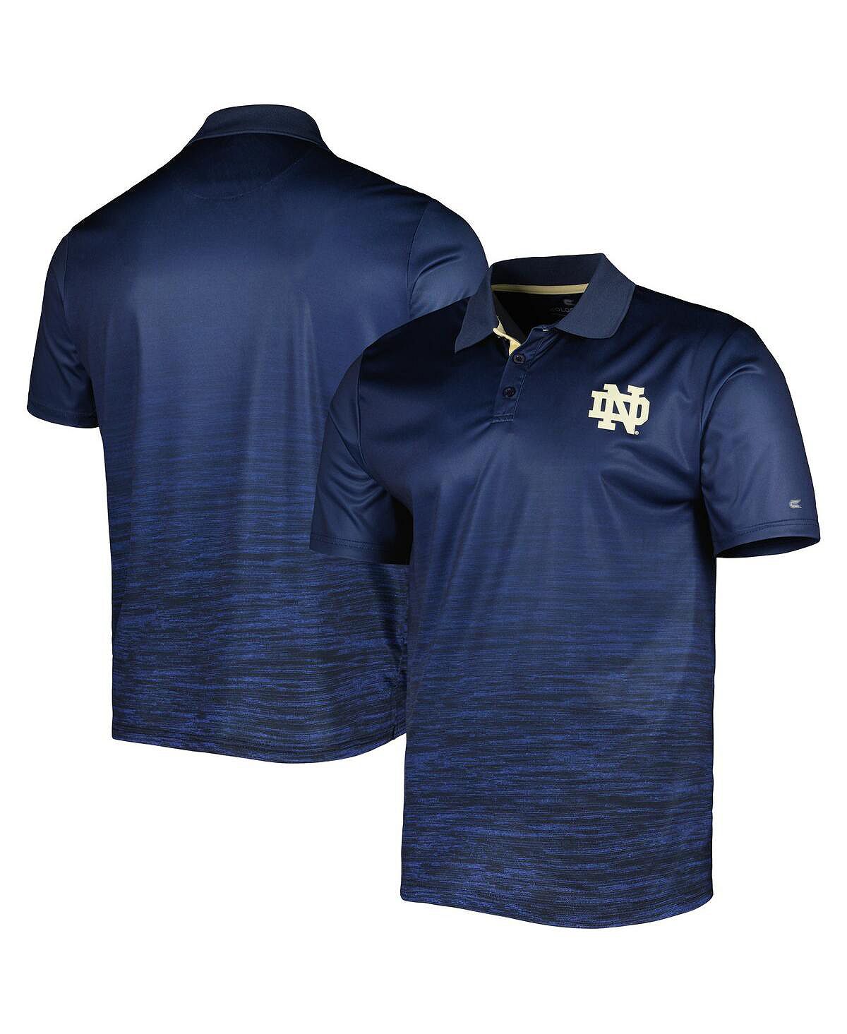 Мужская темно-синяя рубашка-поло Notre Dame Fighting Irish Marshall Colosseum