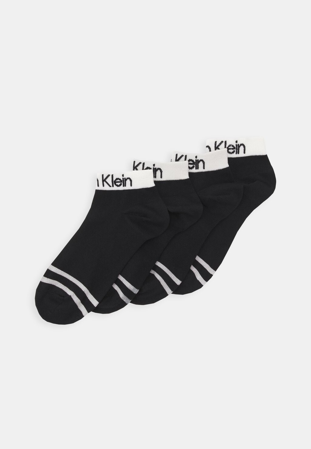 

Носки QUARTER LOGO ZOEY 4 PACK Calvin Klein Underwear, черный