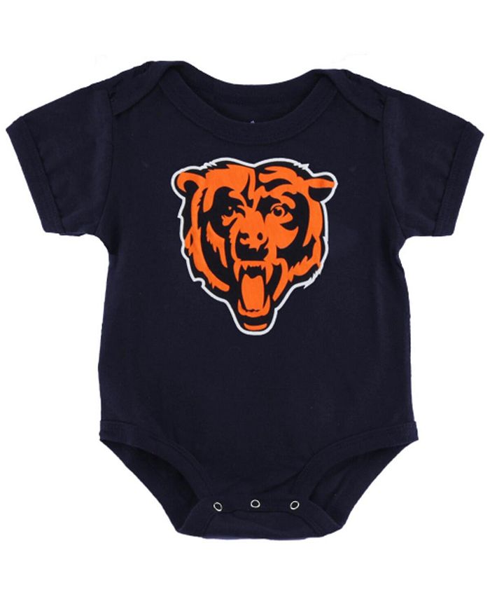 Темно-синее боди с логотипом команды Chicago Bears для новорожденных Outerstuff, синий