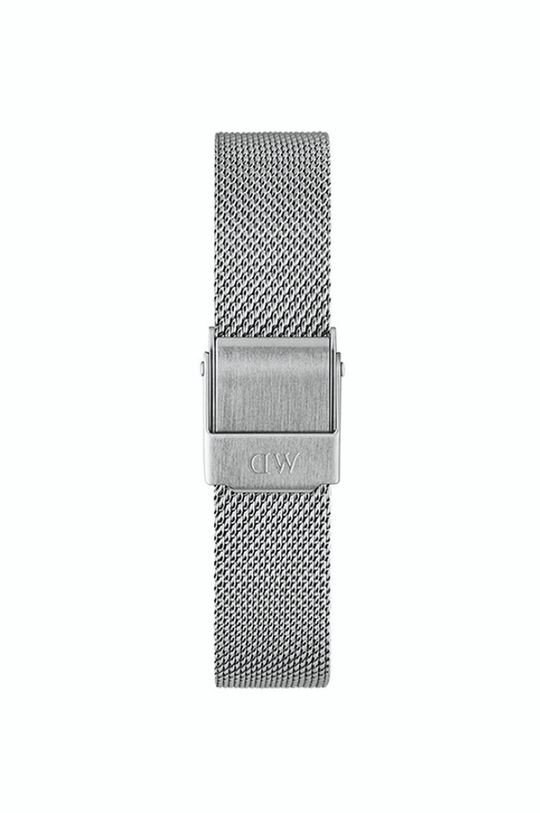 

Ремешок для часов Petite 12 Sterling Black Daniel Wellington, серебро