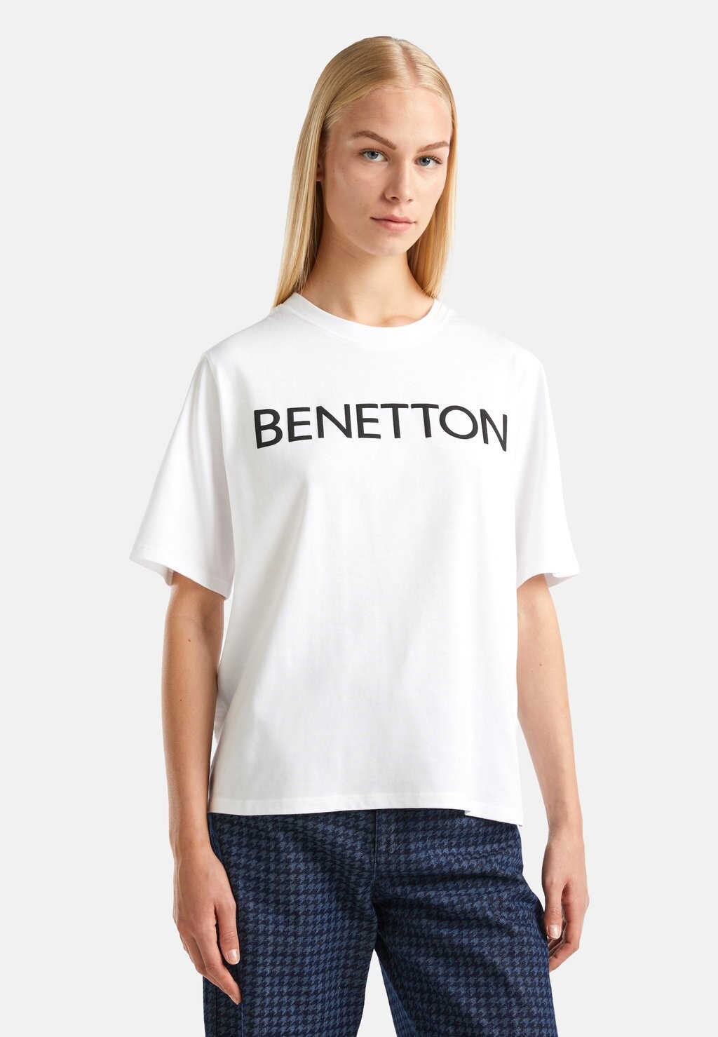 

Футболка с принтом United Colors of Benetton, белый