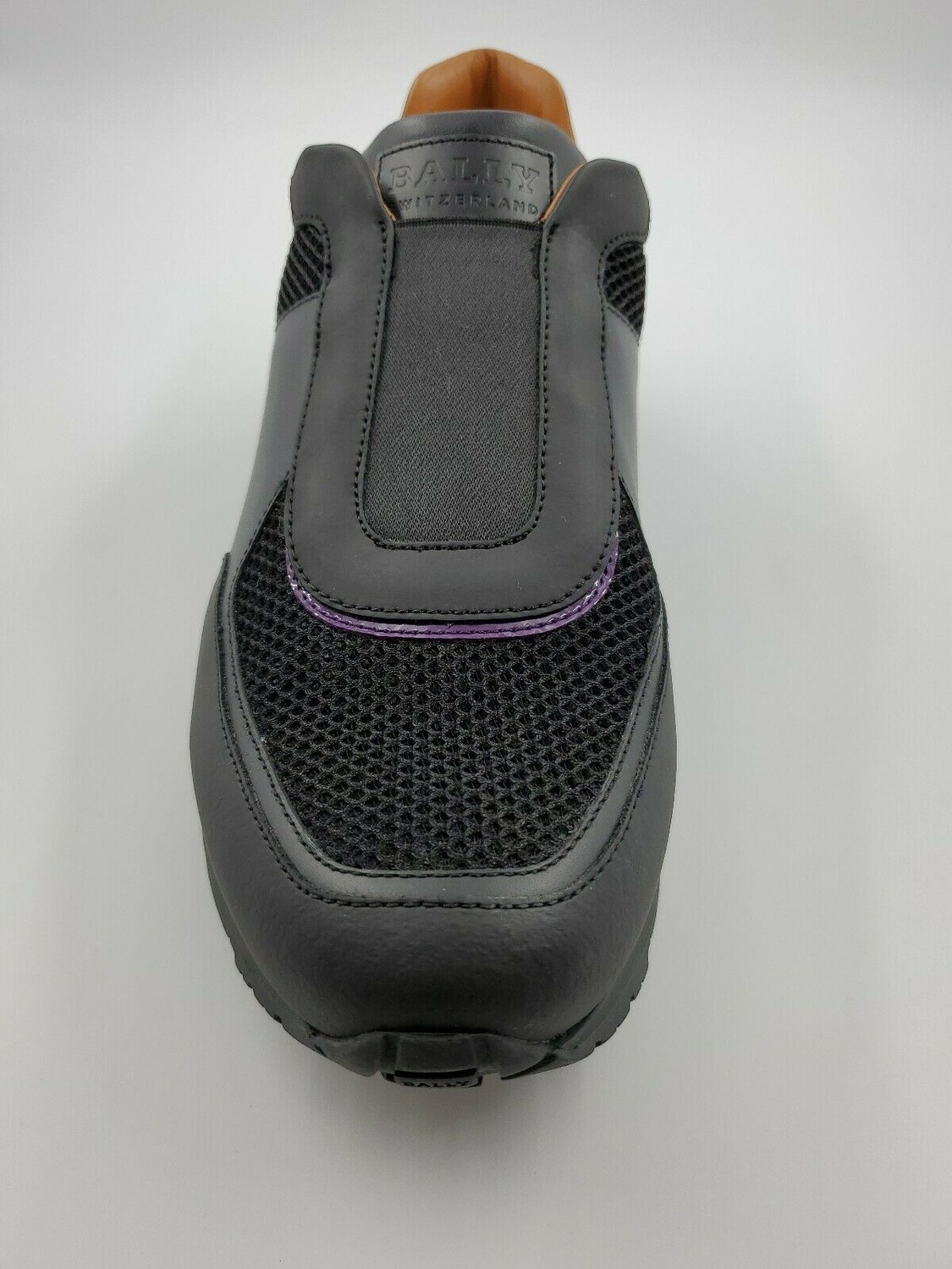 

Мужские кроссовки Bally Asmund 6217402 черные кожаные, мультиколор