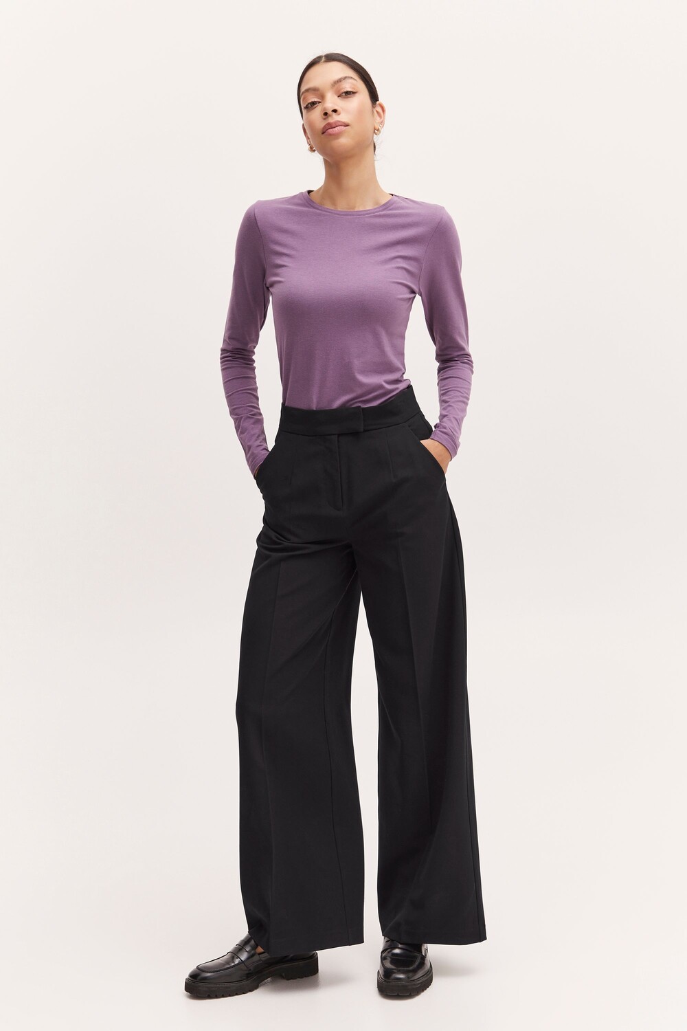 

Брюки b.young Bundfaltenhose BYDECERI PANTS 20812031, черный