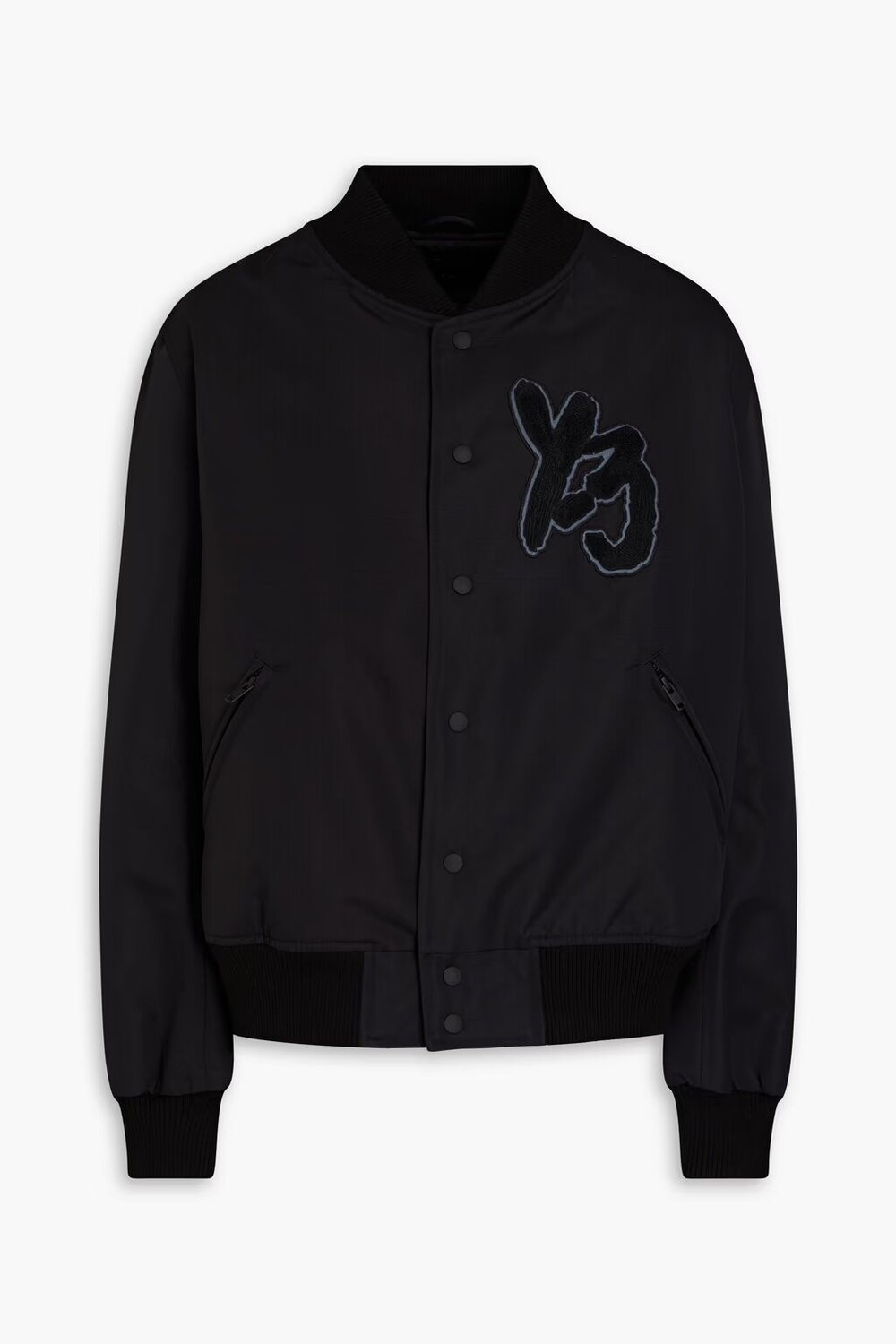 

Бомбер с аппликацией Y-3, черный