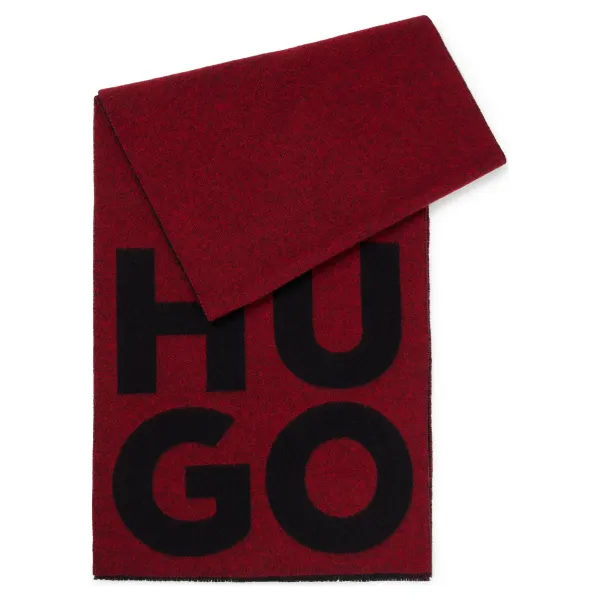 

Шерстяной шарф - z Hugo, бургунди