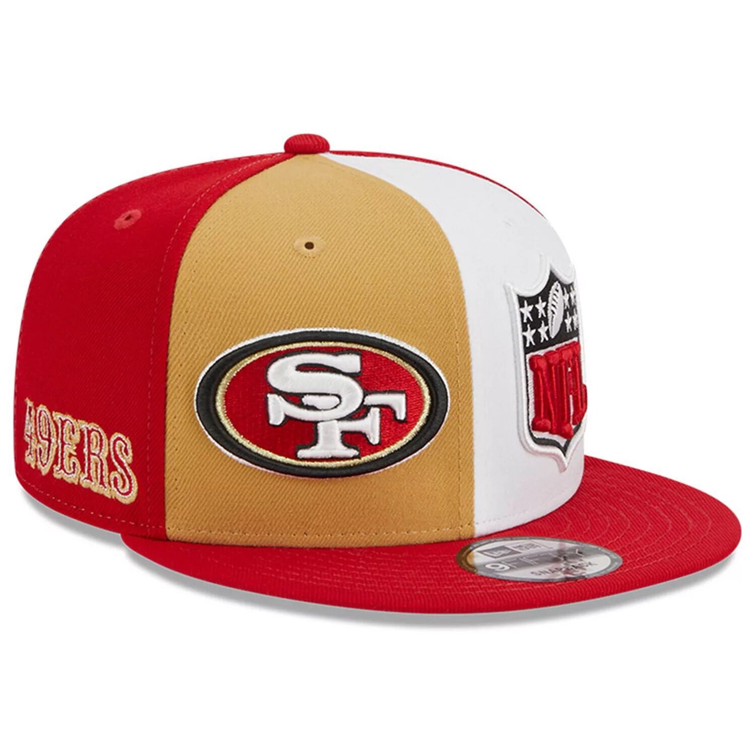 

Мужская бейсболка New Era Gold/Scarlet San Francisco 49ers 2023 Sideline 9FIFTY Snapback