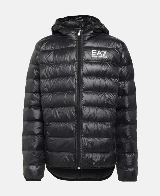 

Пуховик EA7 Emporio Armani, черный