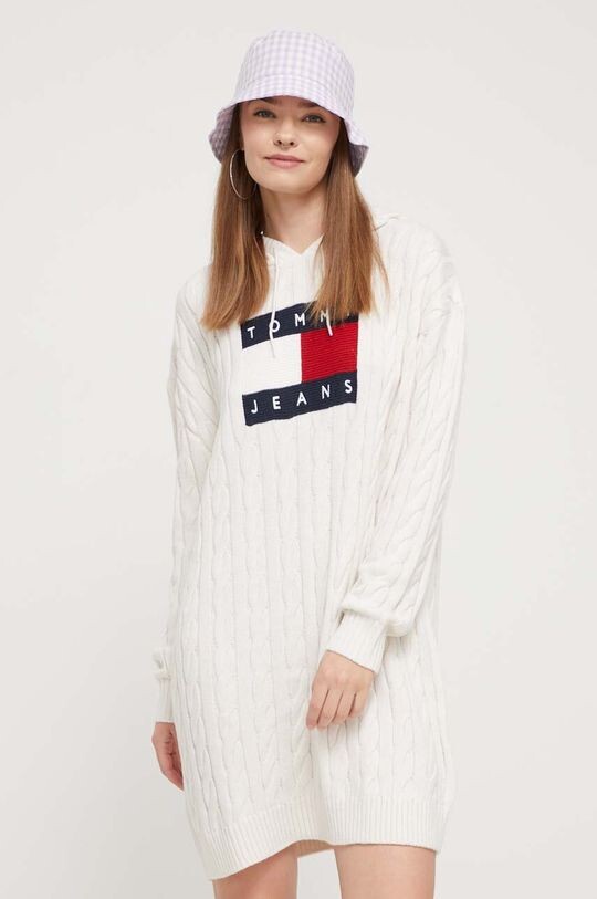 

Платье Томми Джинс Tommy Jeans, бежевый