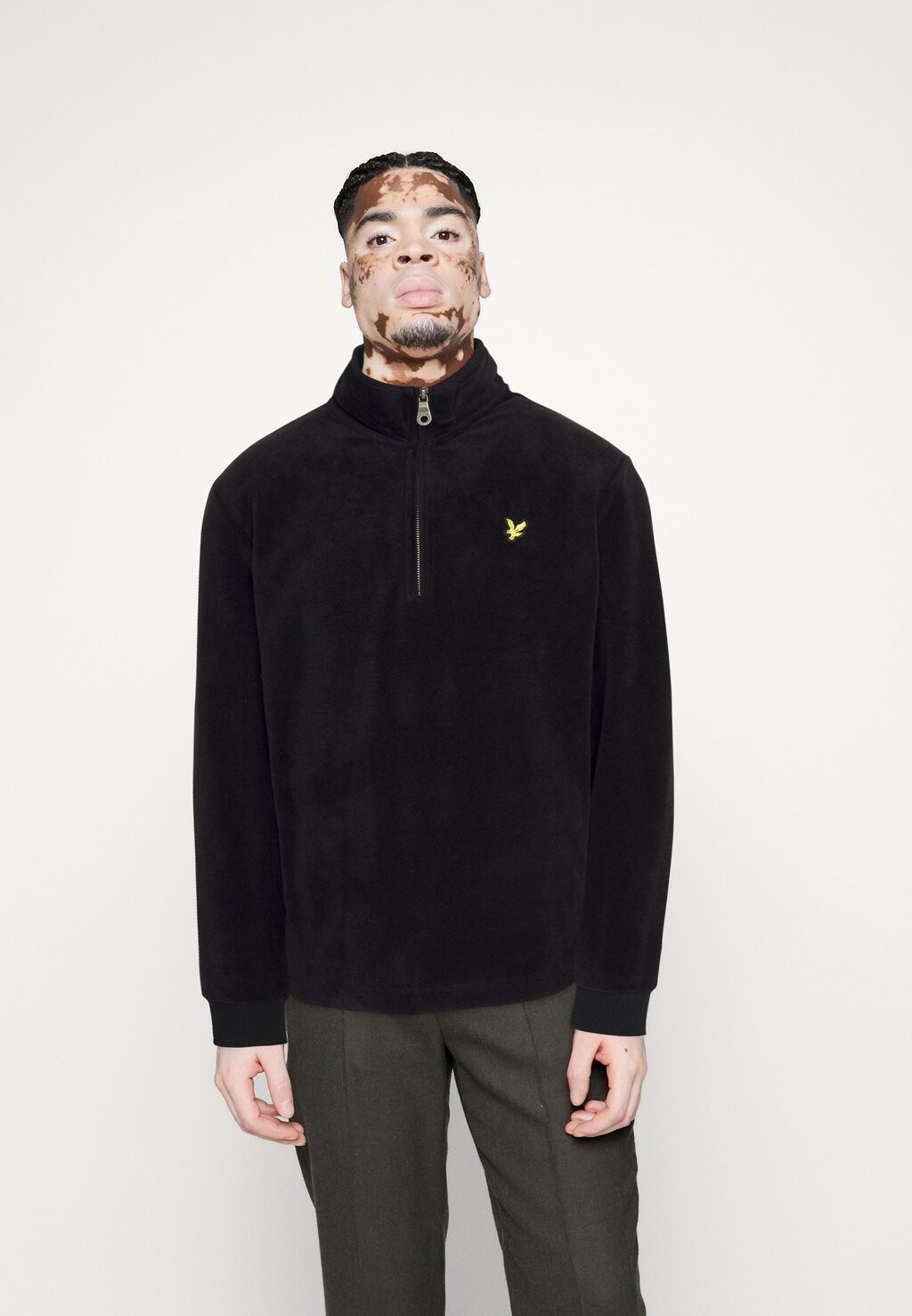 

Джемпер из флиса Lyle & Scott, черный