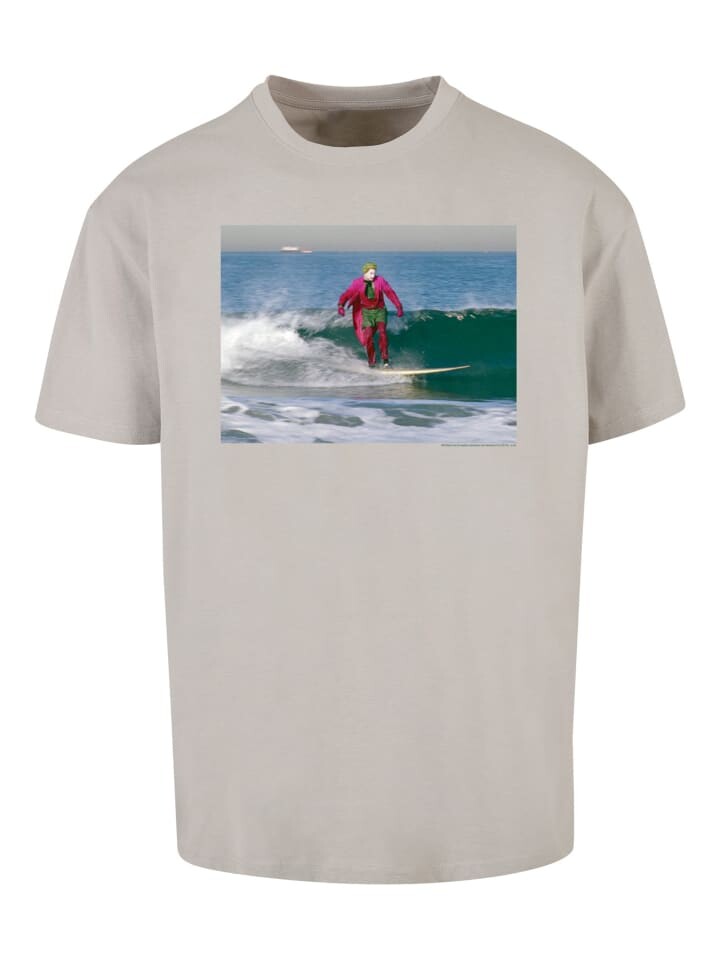 

Футболка F4NT4STIC Batman TV Series Joker Surfing, цвет lightasphalt