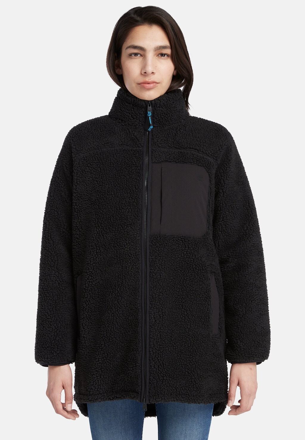 

Короткое пальто LONG SHERPA Timberland, цвет black