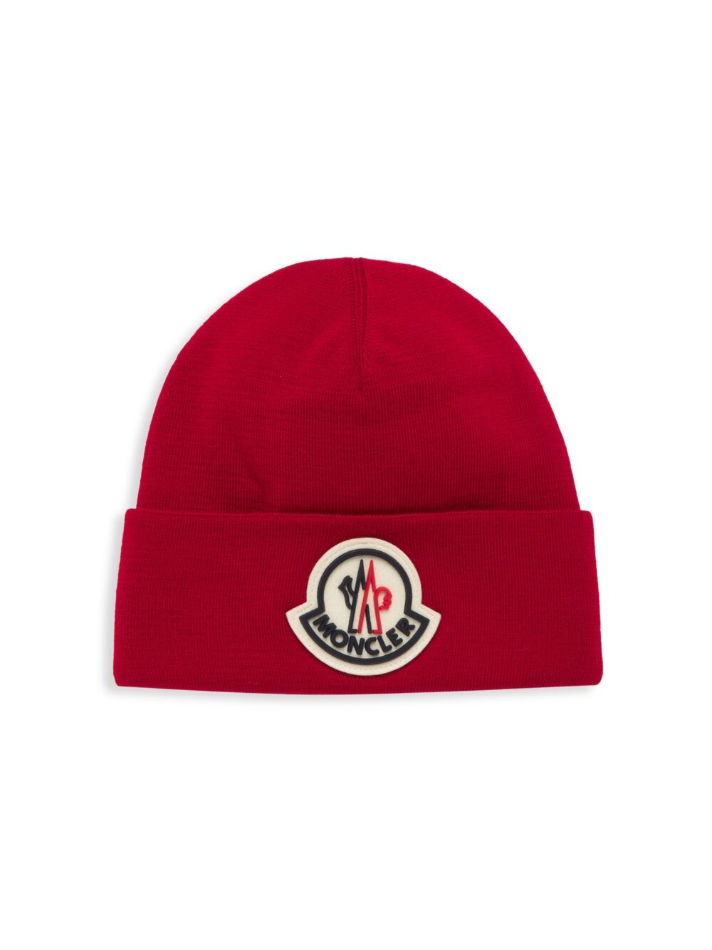 

Шапка-бини с логотипом Bell Moncler, красный