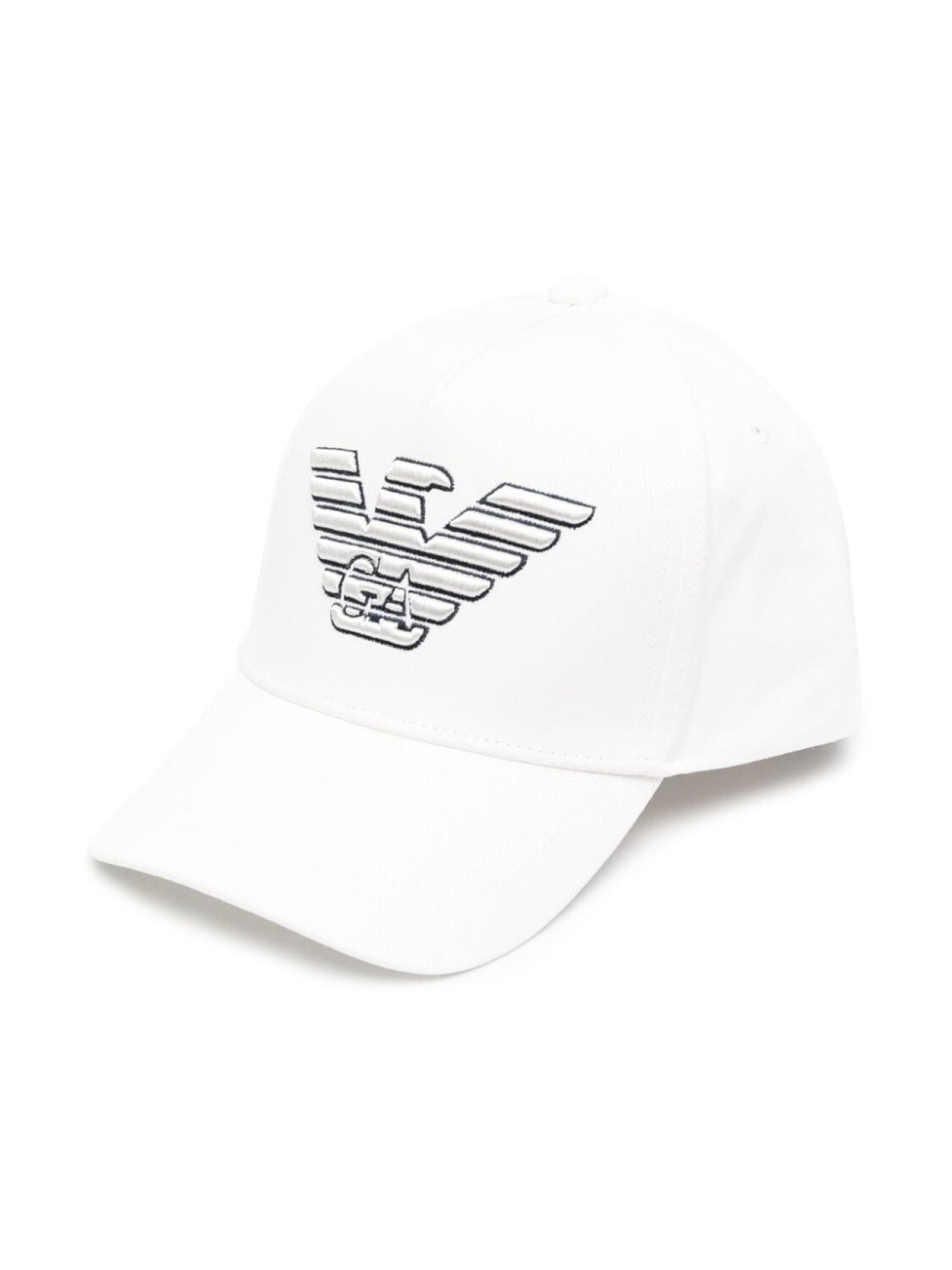 

Emporio Armani Kids бейсболка с вышитым логотипом, белый