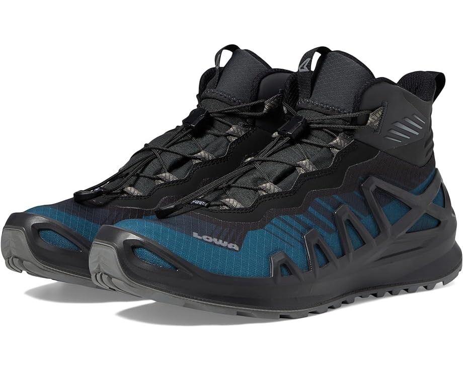 

Походная обувь Lowa Merger GTX Mid, цвет Steel Blue/Anthracite