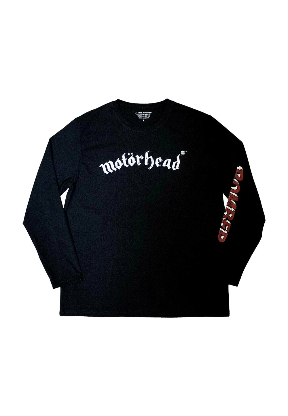 

Топ с длинными рукавами MOTORHEAD Paradiso Clothing, черный