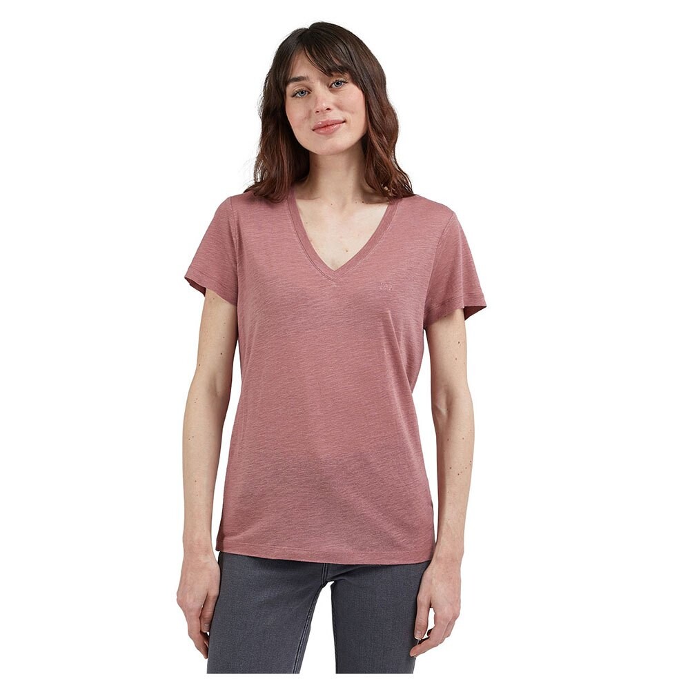 

Футболка Lee V Neck Tee, розовый