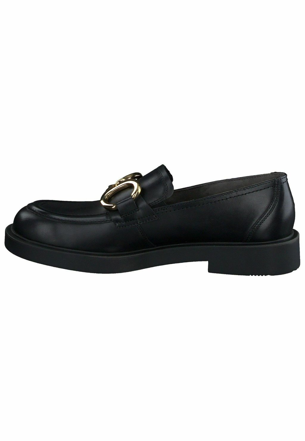 Туфли без шнурков Paul Green, классический теленок черного цвета