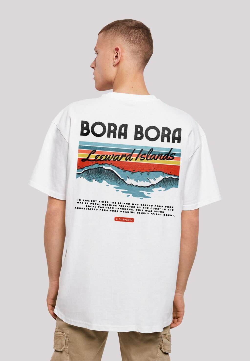 

Футболка с принтом BORA BORA LEEWARDS ISLAND F4NT4STIC, цвет weiß