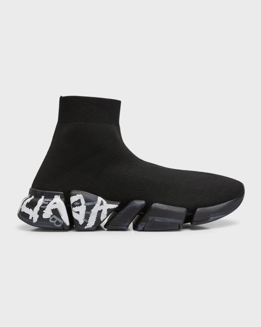 

Трикотажные кроссовки Speed ​​2.0 Graffiti Sock Balenciaga