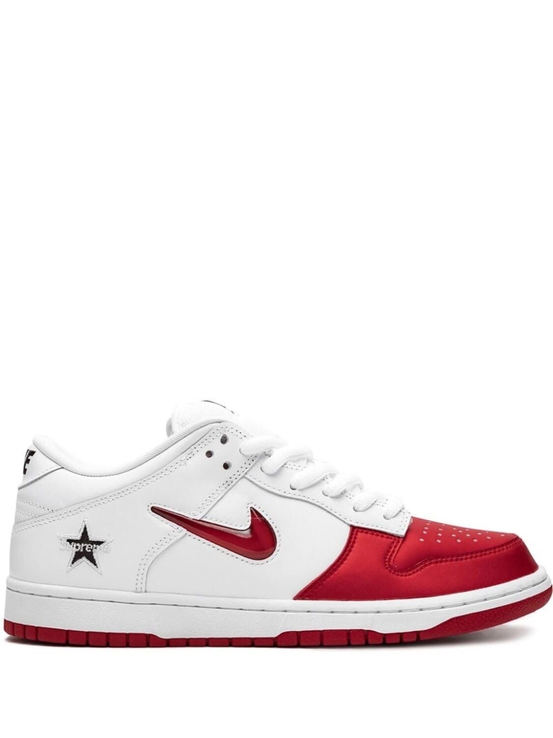 

Nike кроссовки SB Dunk Low из коллаборации с Supreme, красный, Серый
