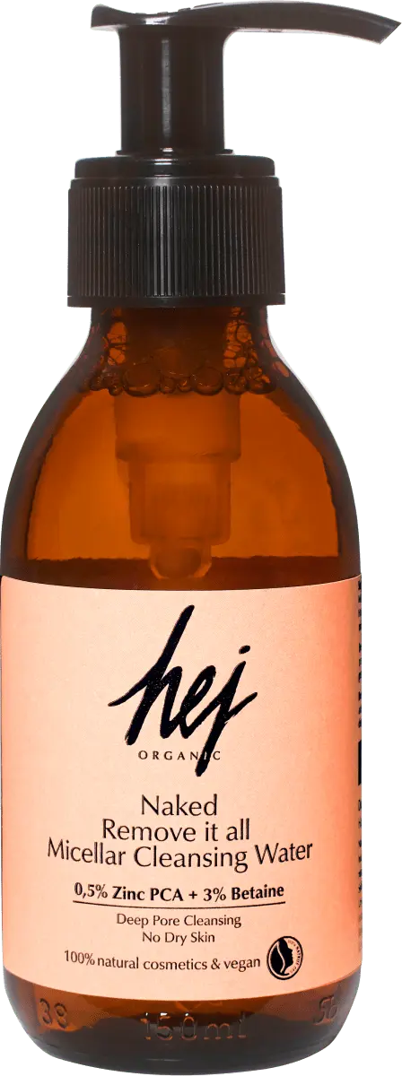 

Мицеллярная вода Naked Remove it all 150мл hej organic