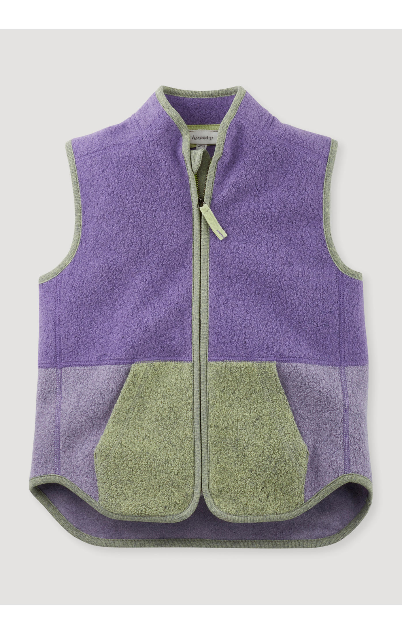 Утепленный жилет Hessnatur Fleece, фиолетовый