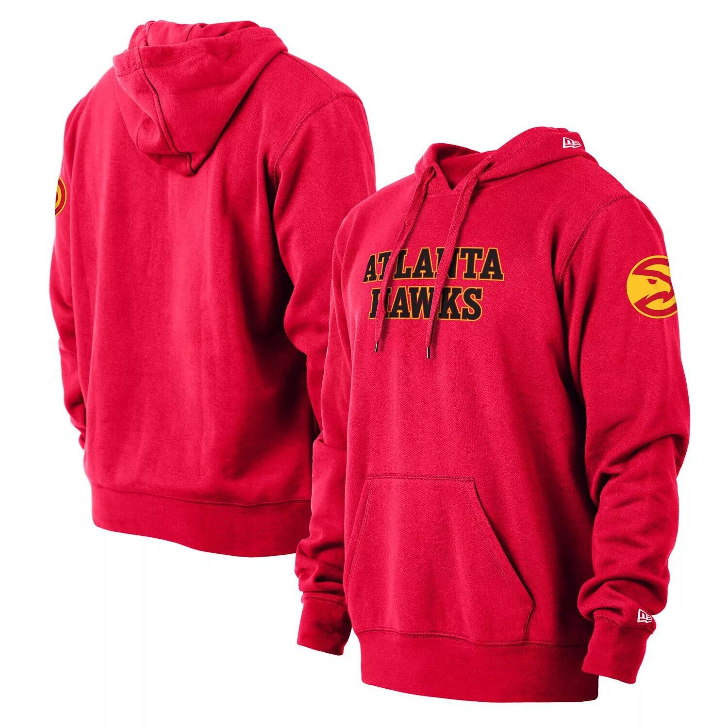 

Мужской красный пуловер с капюшоном Atlanta Hawks 2021/22 City Edition New Era