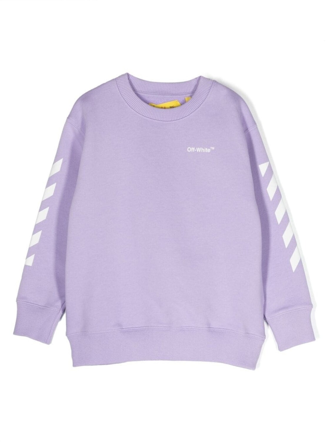 

Off-White Kids толстовка с логотипом, фиолетовый