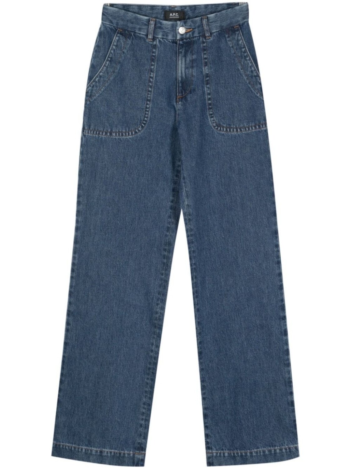 

A.P.C. прямые джинсы, синий