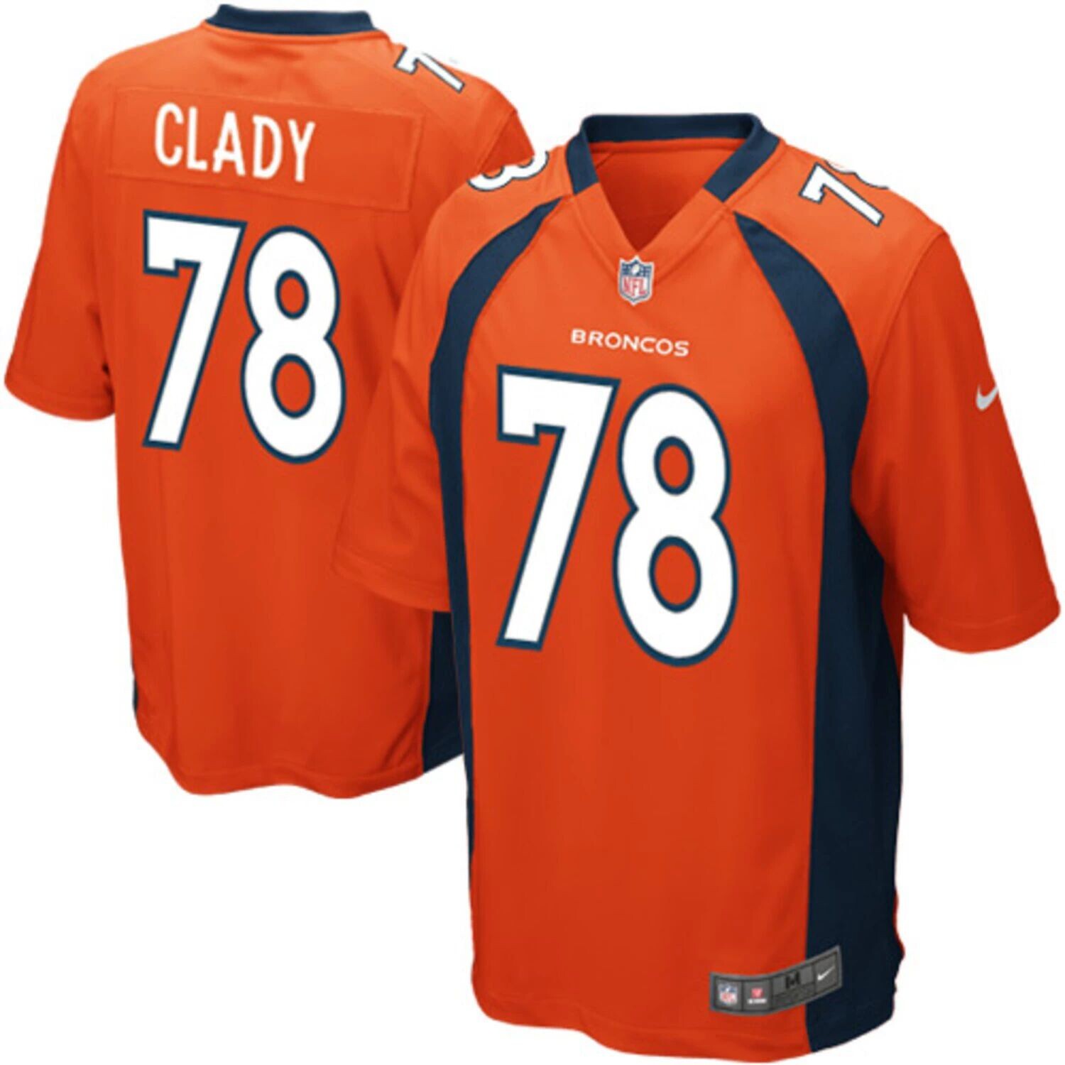 

Молодежная майка Nike Orange Team Ryan Clady Denver Broncos Nike
