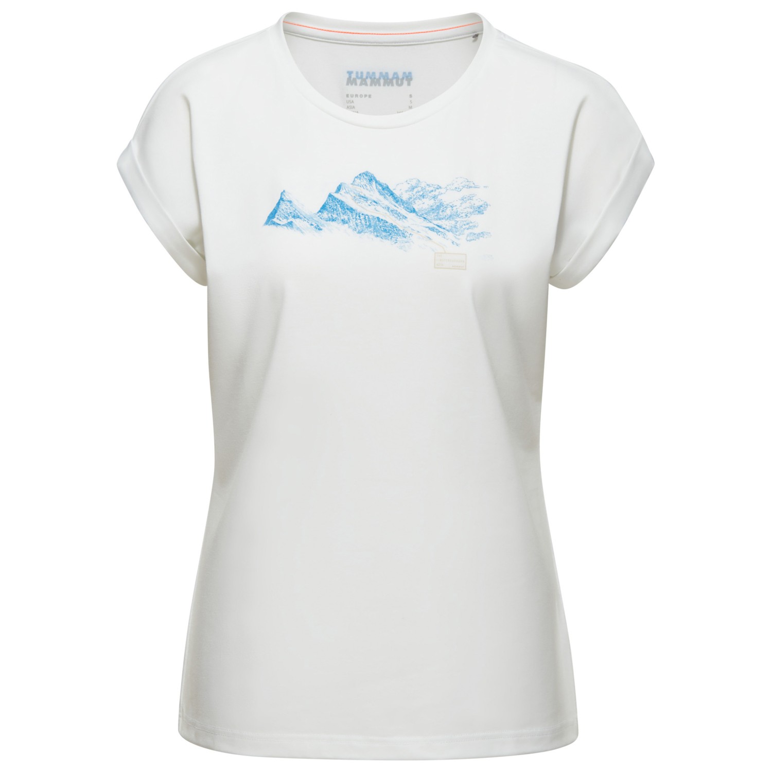 Функциональная рубашка Mammut Women's Mountain T Shirt Finsteraarhorn, цвет Off White