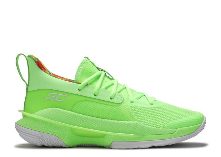 Кроссовки Under Armour SOUR PATCH KIDS X CURRY 7 'LIME', зеленый