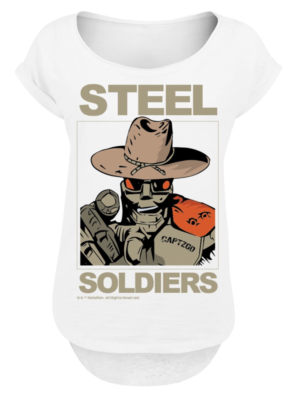 

Рубашка F4NT4STIC Retro Gaming STEEL SOLDIERS, белый