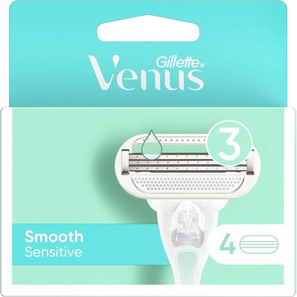 Гладкие лезвия для бритвы Venus Sensitive, Gillette