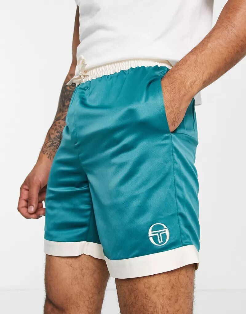 

Зеленые шорты с логотипом Sergio Tacchini, эксклюзивно для ASOS