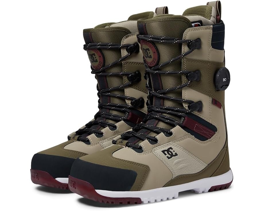 

Ботинки DC Premier Hybrid BOA and Lace Snowboard Boots, цвет Olive/Military