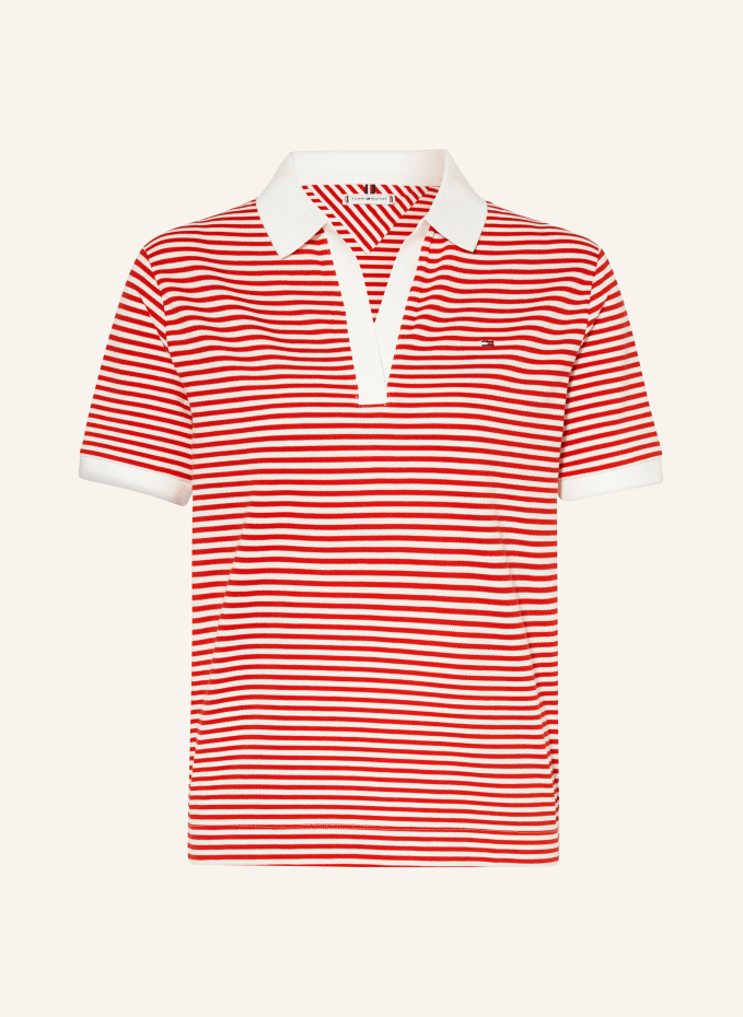 

Вязаная рубашка-поло Tommy Hilfiger, красный
