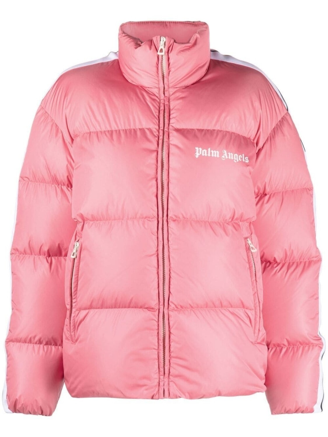 

Palm Angels пуховик на молнии, розовый