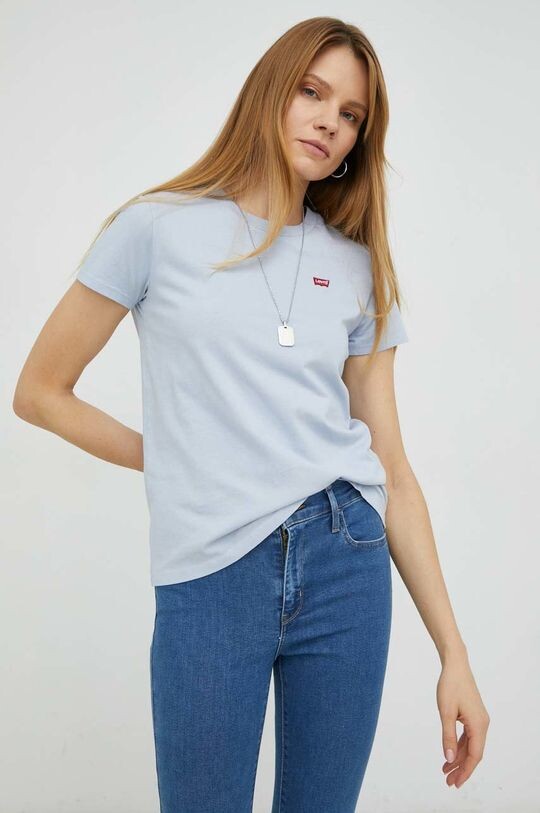 

Хлопковая футболка Levi's, синий