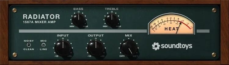

Плагин входного канала трубки радиатора Soundtoys