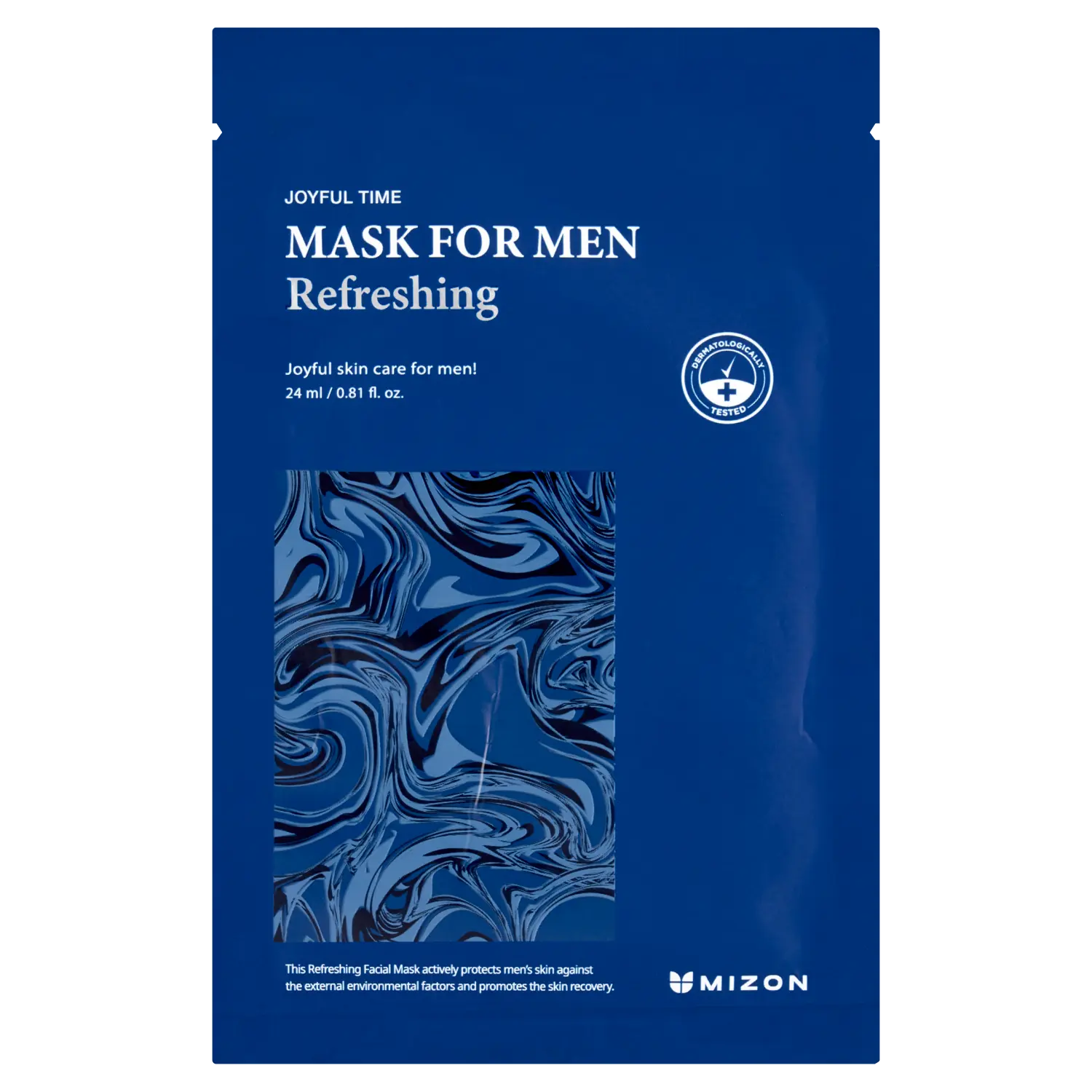 

Освежающая тканевая маска для мужчин Mizon For Men, 24 мл