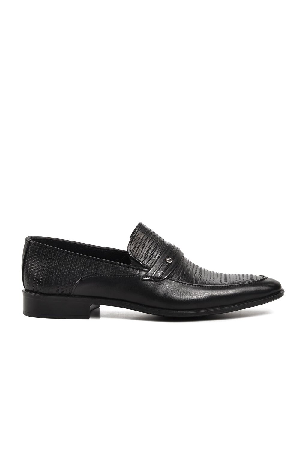 L406 Черные мужские классические туфли из натуральной кожи Ayakmod