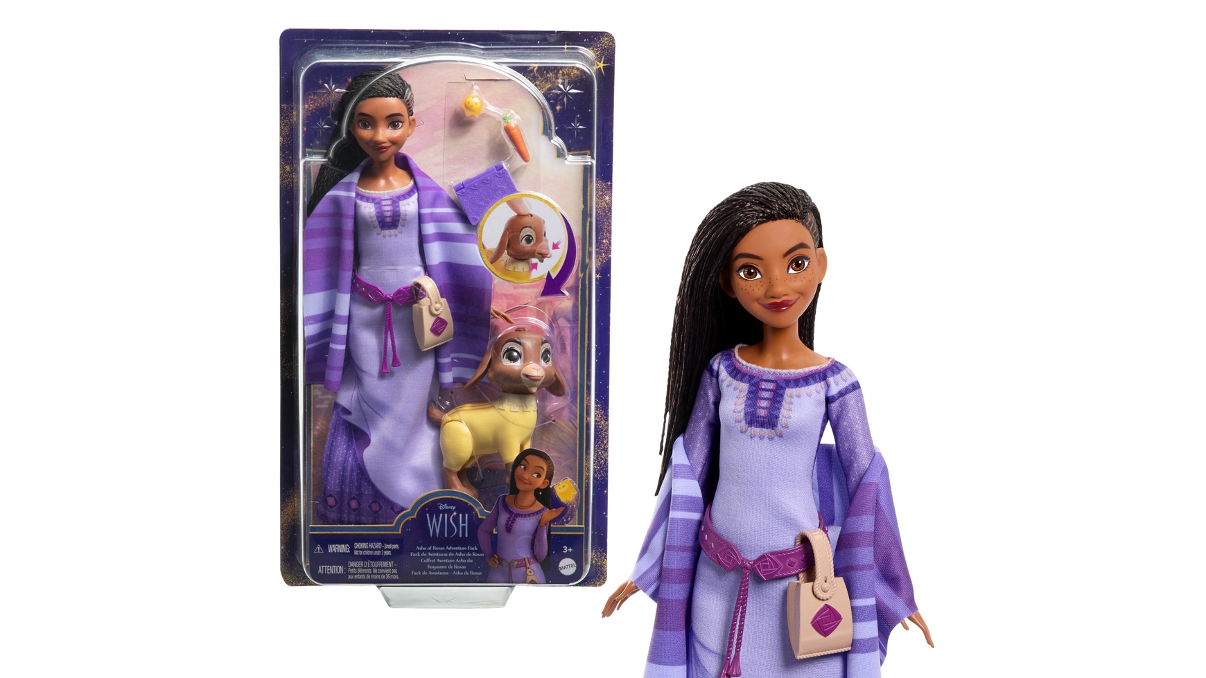 Disney wish daylight asha из пакета приключений розы Mattel