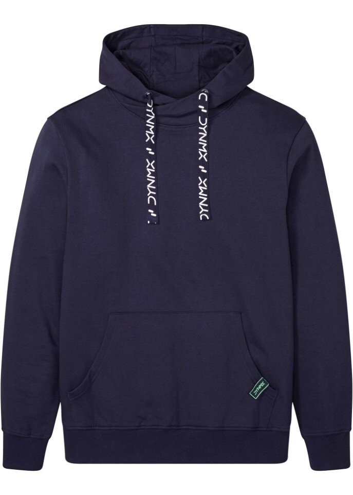 

Толстовка с капюшоном и спортивными деталями Bpc Bonprix Collection, синий
