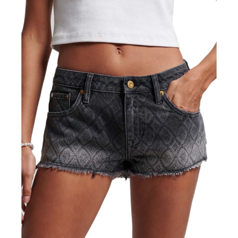 

Джинсовые шорты Superdry Vintage, серый