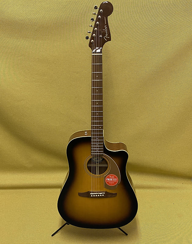 цена Акустическая гитара 097-0713-003 Fender Redondo Player Acoustic/Electric Guitar Sunburst